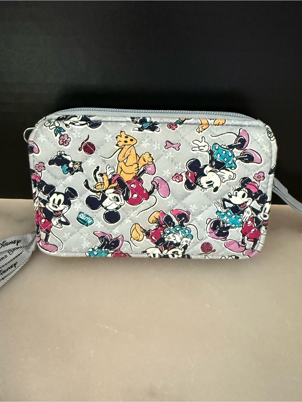 Vera Bradley Disney Mickey Mouse Friends Piccadilly Paisley Wallet/Wristlet